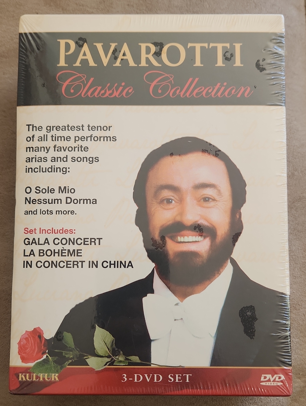 Pavarotti  Classic Collection - 3-DVD Set  New